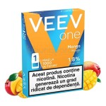 Rezerve VEEV ONE Mango in pachet cu o capsula cu nicotina de 20 mg